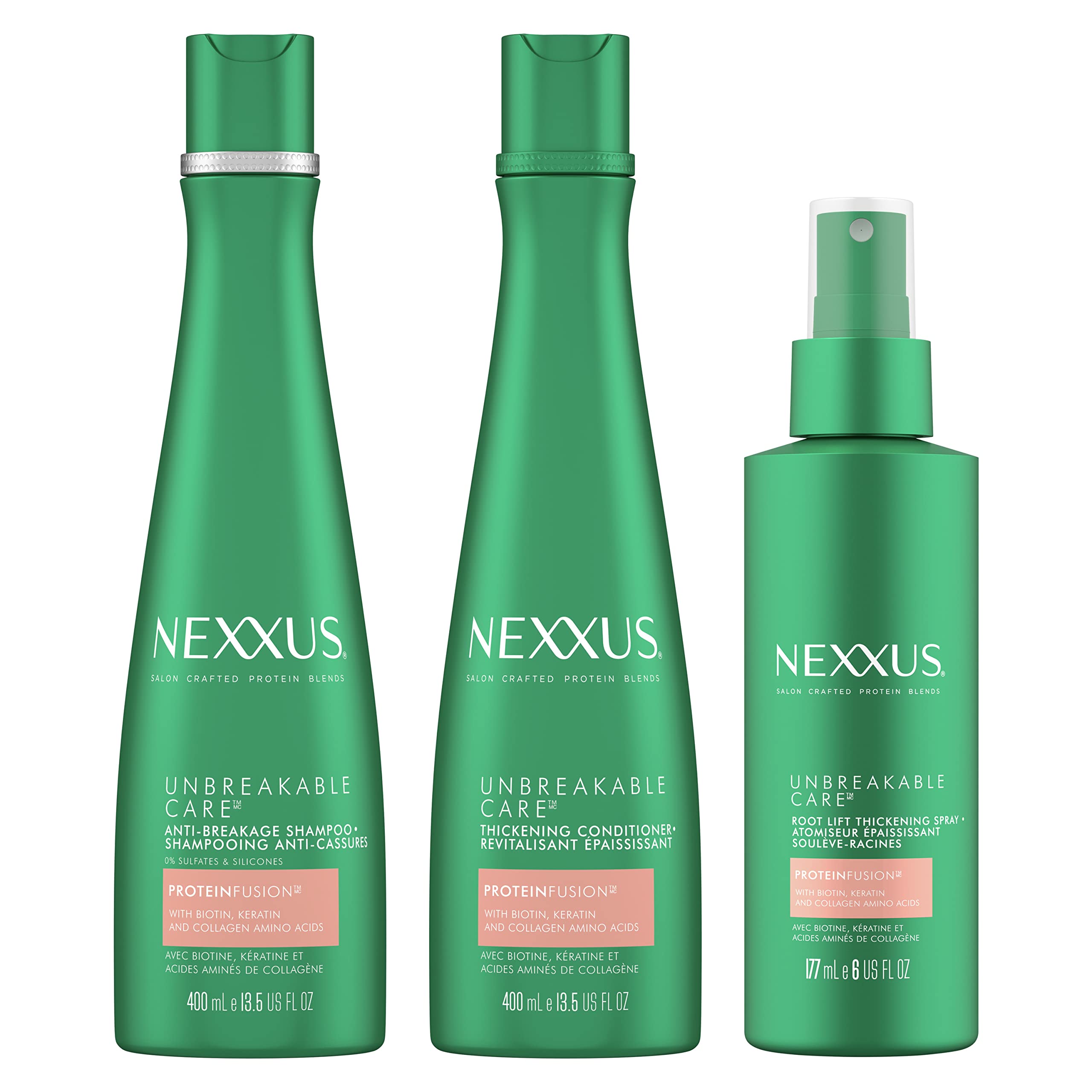 Amazon Com Nexxus Unbreakable Care Shampoo Conditioner And Leave In