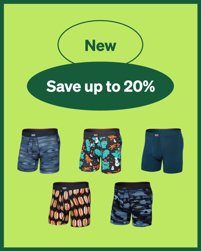 Browse Complete Apparel Collection Saxx Underwear