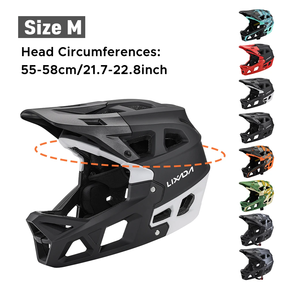 Full Face Mountain Bike Helmet Adult Racing Downhill Mtb Helmet For Men