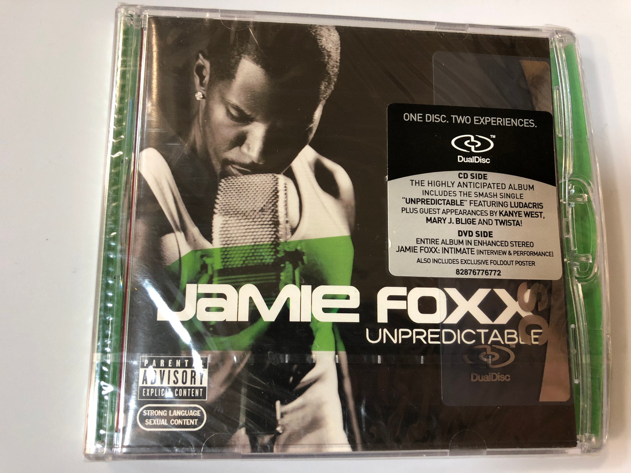 Jamie Foxx Unpredictable One Disc Two Experiences Cd Side The Highly Anticipated Album Includes The Smash Single Unpredictable Featuring