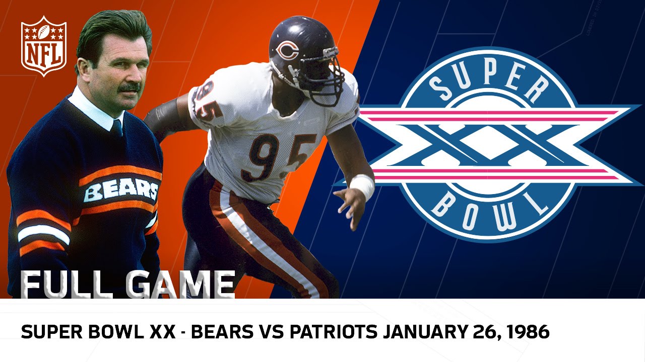 Jim Mcmahon Leads Bears To Their Only Super Bowl Victory Bears Vs Patriots Super Bowl Xx