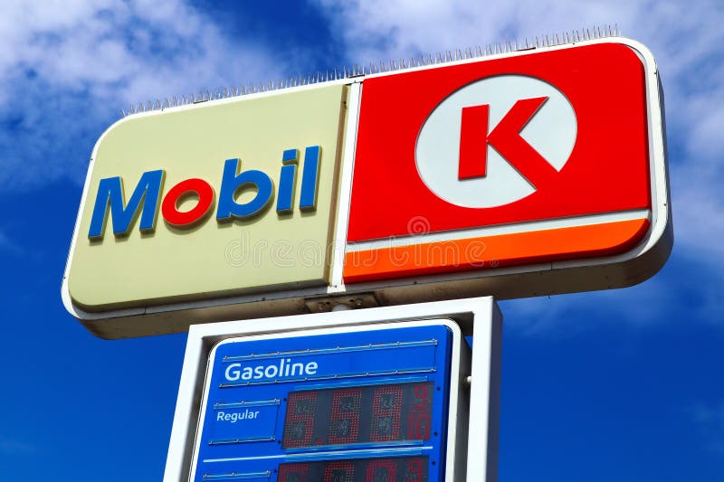 Mobil Gas Station And Circle K Store Mobil Is A Brand Of Exxonmobil And Circle K Store Is An American Chain Of Convenience Stores Editorial Image Image Of Level Station 330623695