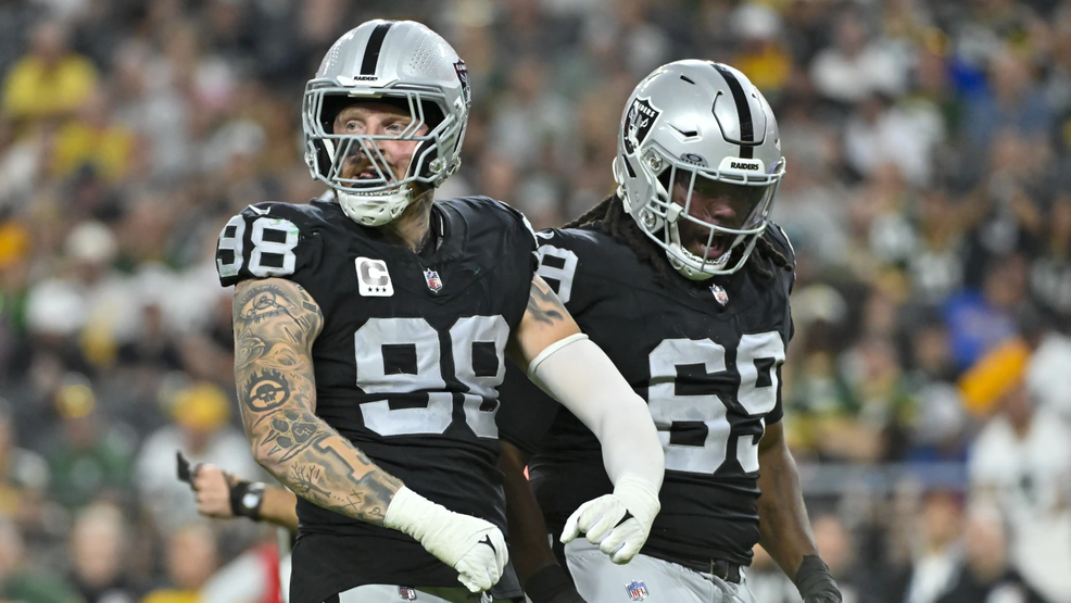 Raiders Amp 39 38 Sacks Help Fuel Credit One Bank Donation To The Maxx Crosby